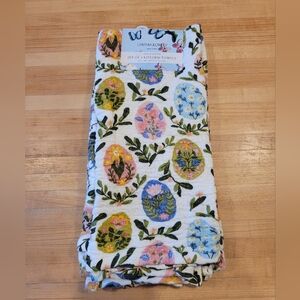Cynthia Rowley English Floral Spring Easter Egg Kitchen Towels